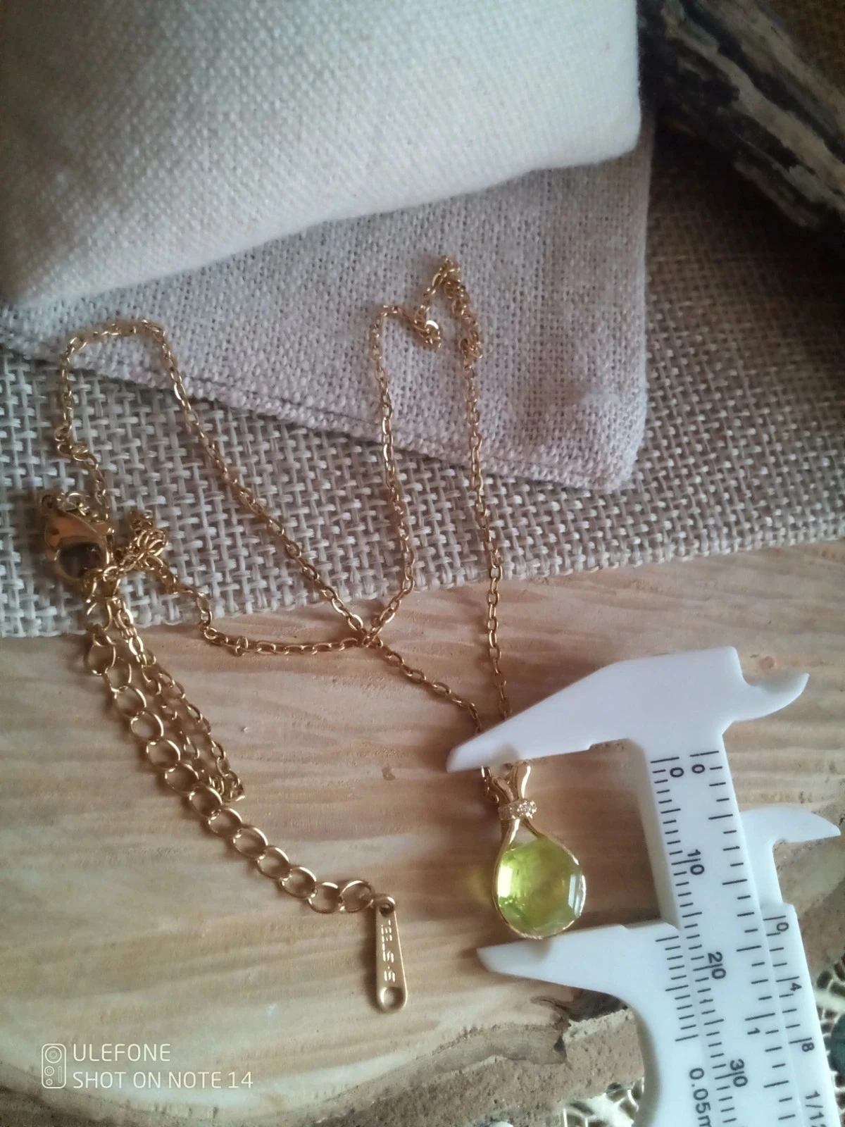 Collier péridot pierre naturelle – photo 3
